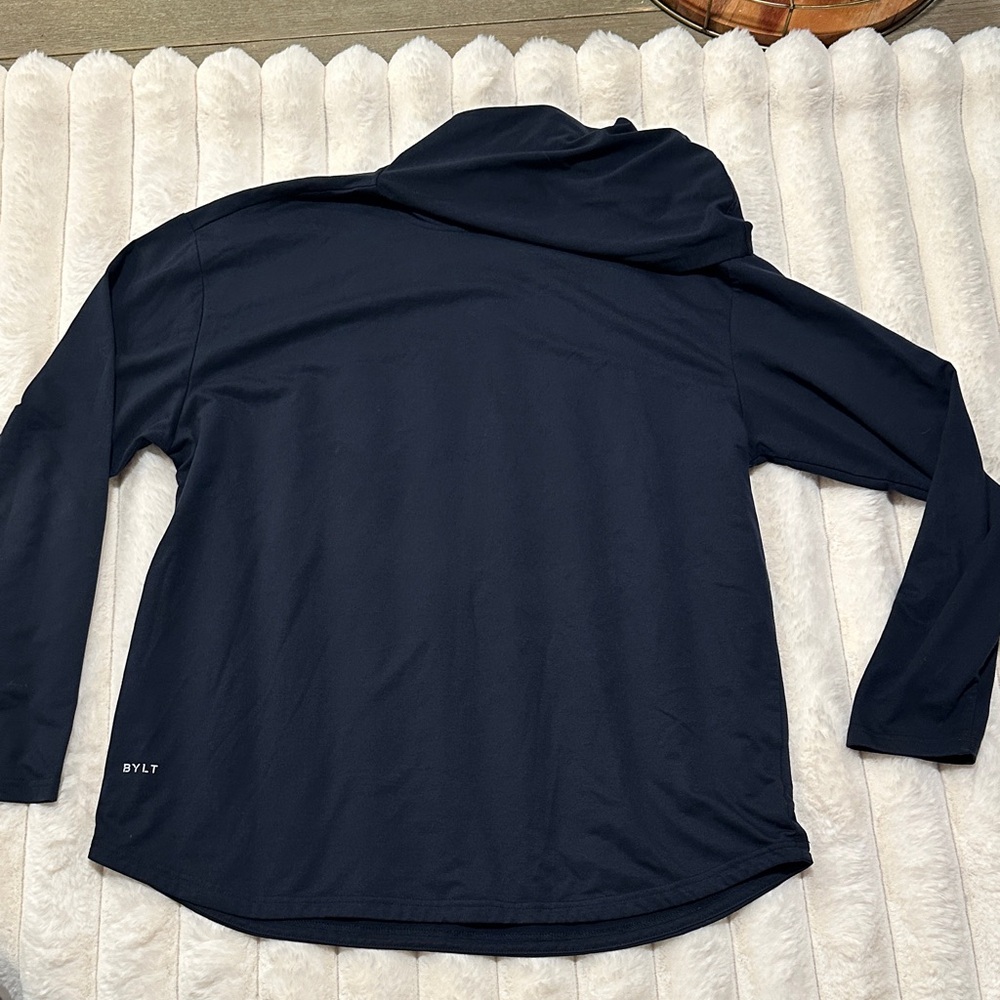 BYLT Basics Navy Long Sleeve Tee